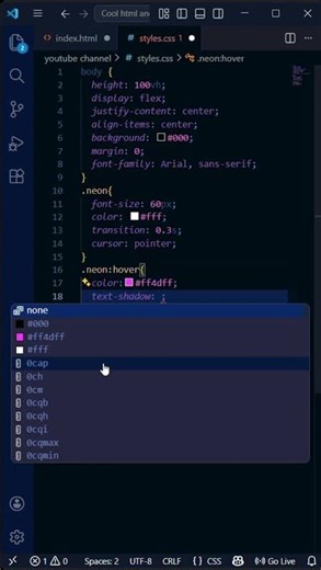 This hover effect is actually addictive😮…