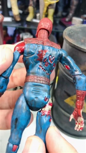 ZOMBIE SPIDER-MAN! #zombie #spiderman #marvelzombies @learnfromtoys.tjantana