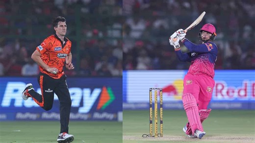 He does it again! Sooryavanshi vs Cummins starts with SIX