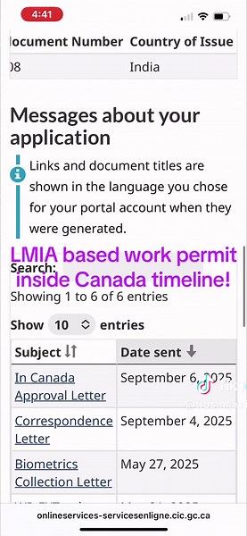 LMIA based work permit inside Canada timeline!