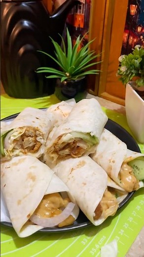 Chicken Patty Wraps | Easy & quick Chicken Wrap Recipe.#homemade