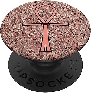 Ankh Ancient Egyptian Symbol of Life Pink Hieroglyphic