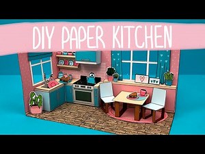 DIY Paper kitchen | Paper craft