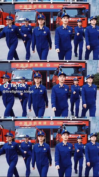 Chinese female firefighters #chinesefirefighters #chinese #firefighter #fireworks #中国消防 #firebrigade #消防 #firerescue #Femalefirefighter#Rescue