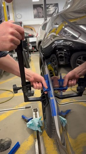 Glue pulling an aluminum door here with the help of our @kecodentrepair set …… • #gpr #gluepulling #gluepullrepair #autobody #bodyshoplife #luxurycarrepair #bodyshoprepair #bodyshop #automotive #autobody #collision #collisionrepairshops #fyi #fyp | Luxury Car Repair