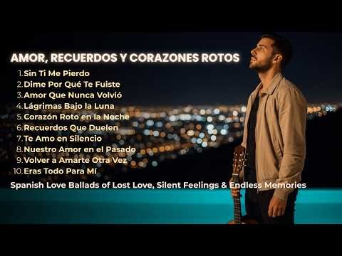 Spanish Emotional Love Songs 💔 Sin Ti Me Pierdo (Sad Romantic Ballads & Heartbreak Vibes)