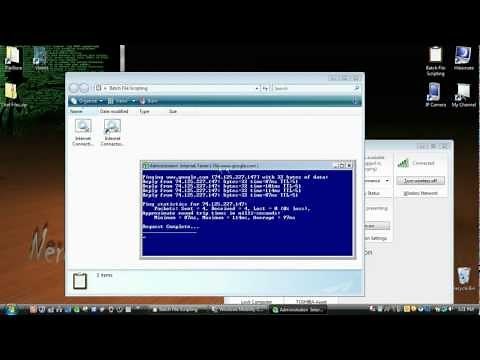Network Connection Checker Batch File Tutorial!