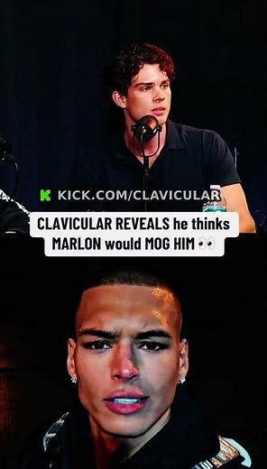 Clavicular admits Marlon Mogs Him😳👀 #clips #streamer #fyp #looksmaxxing #clavicular #marlon