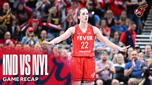 “This game comes down to who is hungrier.” Caitlin Clark recorded the first triple-double by a rookie in WNBA history with 19 PTS, 13 AST and 12 REB. Aliyah Boston scored 18 PTS, 8 REB and 2 BLK, alongside a clutch 14 PTS from Kelsey Mitchell in our win over the Liberty. | Indiana Fever