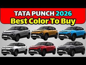 Tata Punch Color Options 2026 Facelift | Tata Punch Best Color to Buy