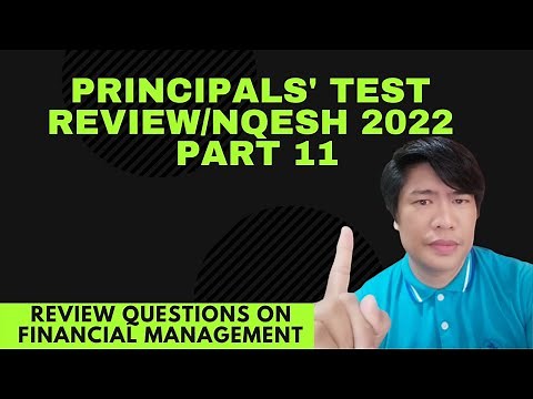 PRINCIPALS' TEST NQESH REVIEW 2022 PART 11
