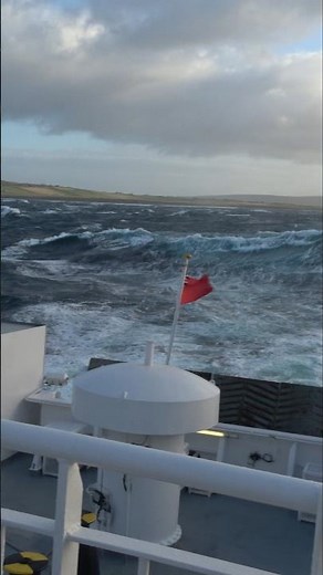 Stromness to Scrabster ROUGH crossing! #northlink #ferry #orkney #ferrycrossing #scotland #roughsea