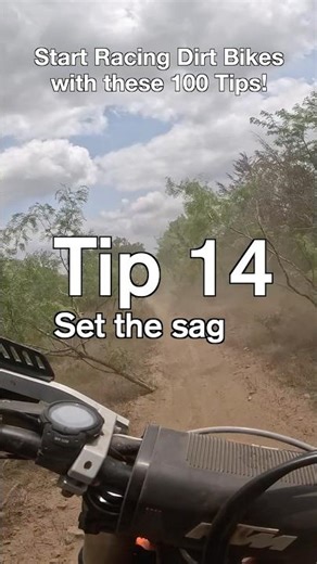 Tip 14 of 100 for Off-road/Enduro/Hare scramble Racing!