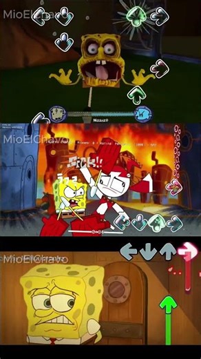 Run faster Spongebob - FNF Mistful Crimson Morning Mod (Friday Night Funkin Game)