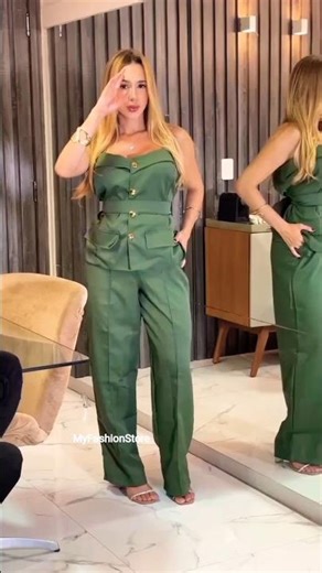 Fashionable jumpsuit #highheels #outfitoftheday #fashion #beauty