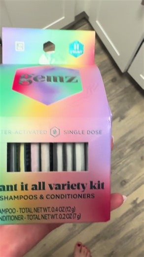 Gemz shampoo conditioner review: I love the tiny packaging (perfect for travel). It lathers really well, rinses clean, and left my hair bouncy, fluffy, and hydrated for hours—without feeling weighed down.@Gemz Haircare #complimentary #gemzhaircare #OnlyatTarget @influenster