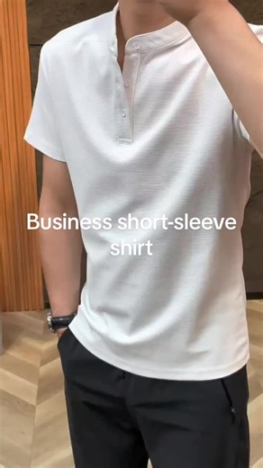 Men's Business Short Sleeve Shirt | Original T-Shirt Styles