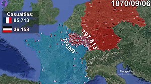 Franco-Prussian War mapped