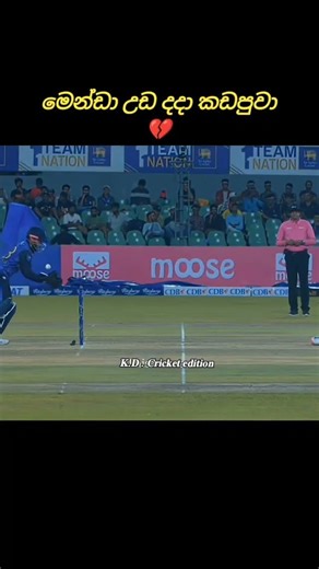 මෙන්න උඩට දදා කඩපුවා... 💔🇱🇰💔#viral #viralshorts #cricket 🏏