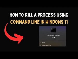 How to kill a Process using Command Line in Windows 11
