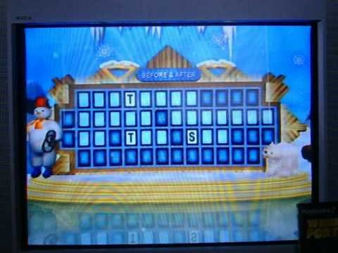 PS2 Wheel of Fortune Run Game 85 Part 2