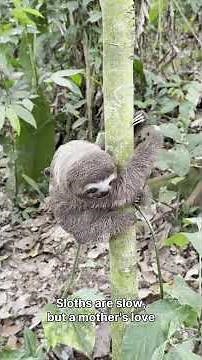 Baby Sloth Trapped in Flood — Mother Risk Everything to Save Him