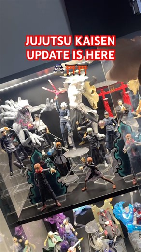 SH FIGUARTS JUJUTSU KAISEN DISPLAY UPDATE 🏯⛩️#fyp #jujutsukaisen #yuji #collection #shorts #anime
