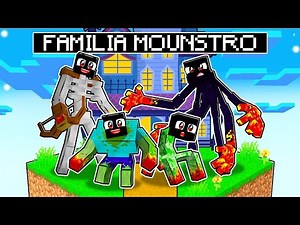 Tengo una FAMILIA DE MONSTRUOS en minecraft!