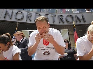 Donut eating competition