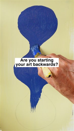 Art2Life on Instagram: "Do you paint the foreground first or the background first? If you start with the foreground and try to paint the background around it, it is a total pain. But if you paint the background first, it is easy to add the foreground on top, and it looks so much better. Do not make your art harder than it needs to be. Type EASY in the comments if you want my Sunday Bloom, my free weekly email with tips and ideas to help artists thrive."