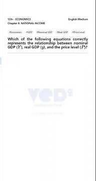 Understanding GDP: Nominal vs Real | Economics 12th