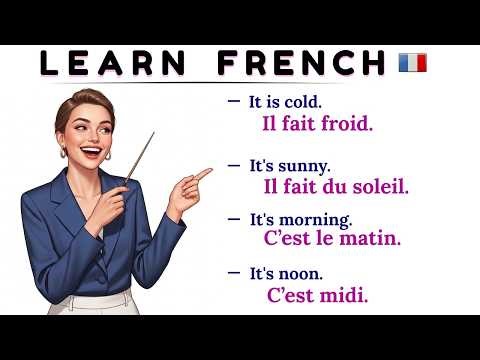 40+ Useful French Conversations & Phrases | Learn French | Easy French | Apprendre le français