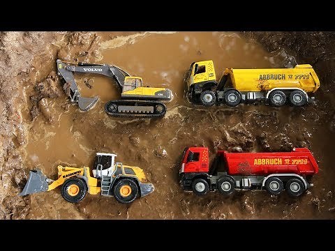 Fine Toys Construction Vehicles Toys Under The Mud.