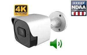 (Pro90-4K) 4K Outdoor Security Camera with Audio