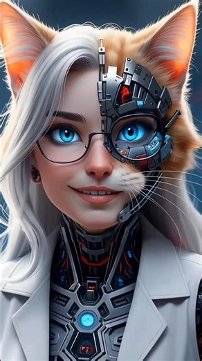 The Cyborg Cat That Created Life Again… 😱 ⚡EpicCat🤖🐾"