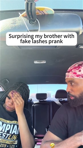 Long eyelash prank #youtube #funny #haha #prank #funnyprank #fyp #shorts