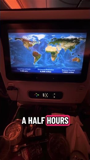 Where Did the Titanic Sink? Live Map Reveal on Qatar Airways Flight ✈️ #travel #flight #ife
