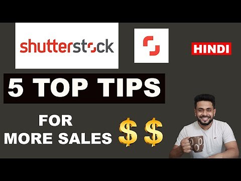 TIPS TO INCREASE SHUTTERSTOCK SALES
