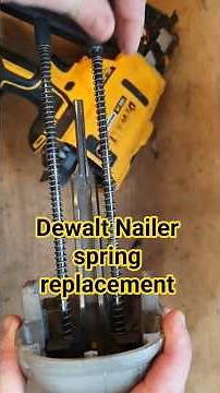 Dewalt DCN692 spring Replacement #powertoolrepair #dewalt #diy