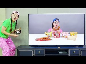 Spicy Food Fire Noodles Tteokbokki Mukbang DONA