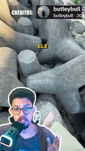 Ele estava fazendo uma aventura leve e se deparou com isso! #shorts