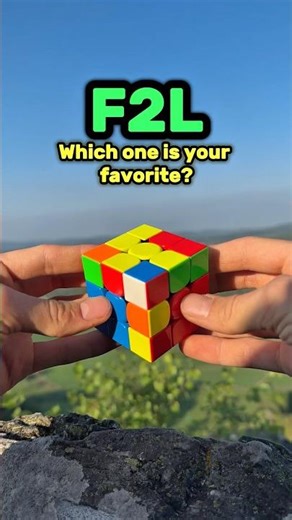 This F2L Angle feels different... 🏔 #cubing