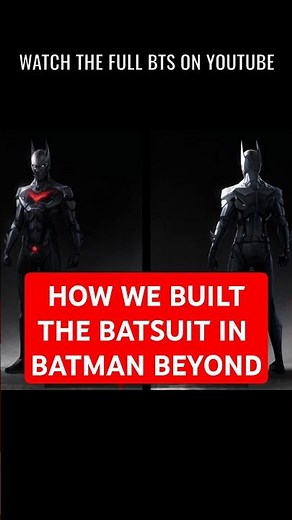 How We Made The Batsuit - BATMAN BEYOND: YEAR ONE - Behind The Scenes #batman #shorts