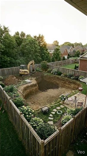 Backyard Pool Installation