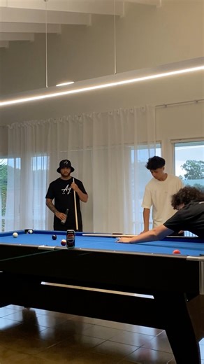 Playing pool against our old man wasn’t just a game it was like a right of passage. He was a shark there was no mercy you had to earn your way and if you managed to win there was no greater feeling. It’s cool being the Dad now. #reelsvideoシ #dad #pool | Chur Ma Bro