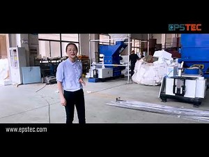 EPS hot melting machine | Styrofoam densifier | EPS foam recycling machine