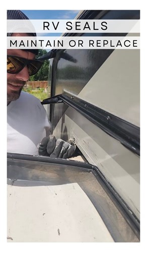 Kestra & James | DIY RV Tips & Upgrades| Travel Family | on Instagram: "🛠️ RV MAINTENANCE 🛠 RV maintenance isn’t glamorous, but it is the secret sauce that keeps the adventure rolling. One of the biggest things people overlook? Rubber components — especially slide‑out seals. [ @recprousa partner] Those seals take a beating from sun, heat, cold, and constant movement. If you don’t condition and treat them regularly, they start cracking, warping, or tearing… and suddenly you’re dealing with leak