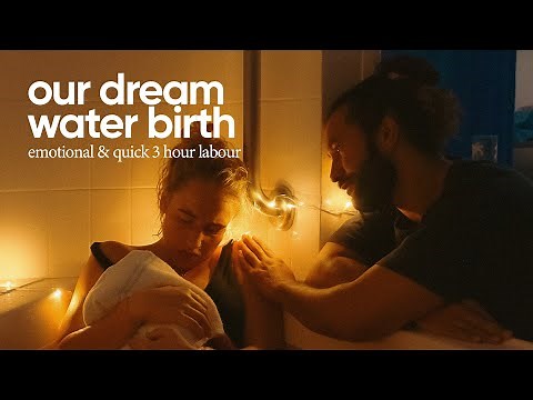 MY UNMEDICATED WATER BIRTH VLOG *RAW & REAL*
