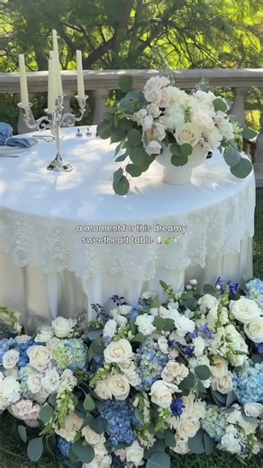 have you ever seen a table this romantic? 💐✨ #lulus @thebouqsco is the perfect match for making all your big day dreams come true 💍 tap the link in our bio to shop the Fall Bridal collection 🤍 #lulusweddings #weddinginspo #weddingflowers #tablescape #sweethearttable