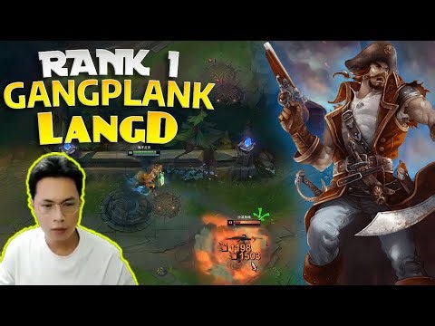 🔴 LangD Gangplank vs Yorick - 20+ Kills - LangD Rank 1 Gangplank Guide